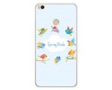 Funda Gel Tpu para Xiaomi Mi Max 2 Diseño Spring Birds Dibujos