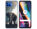 Funda Gel Tpu para Motorola Moto G 5G Plus diseño Elefante Dibujos