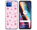 Funda Gel Tpu para Motorola Moto G 5G Plus diseño Flores Dibujos