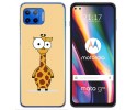 Funda Gel Tpu para Motorola Moto G 5G Plus diseño Jirafa Dibujos