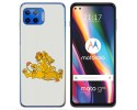 Funda Gel Tpu para Motorola Moto G 5G Plus diseño Leones Dibujos