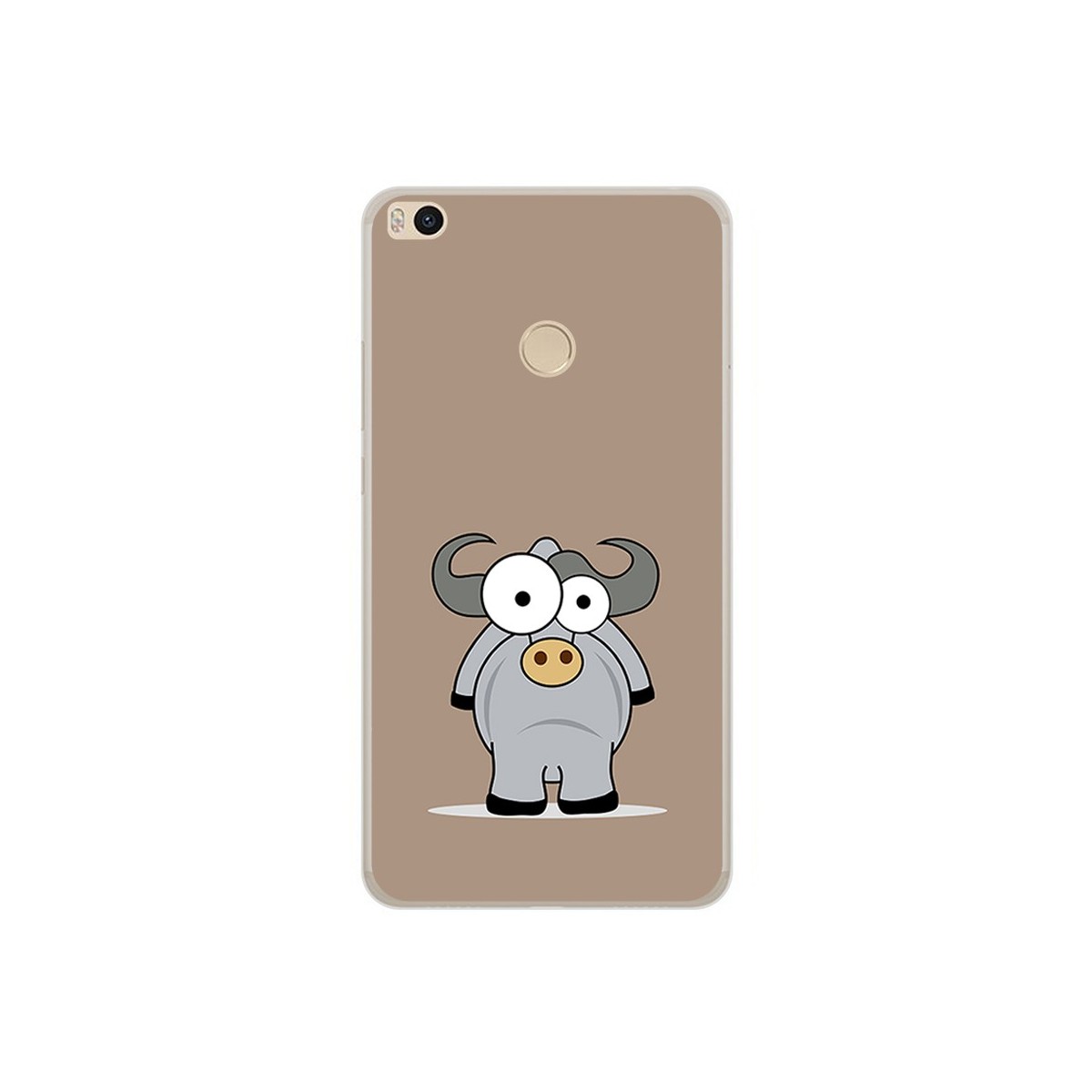 Funda Gel Tpu para Xiaomi Mi Max 2 Diseño Toro Dibujos