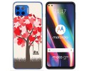 Funda Gel Tpu para Motorola Moto G 5G Plus diseño Pajaritos Dibujos