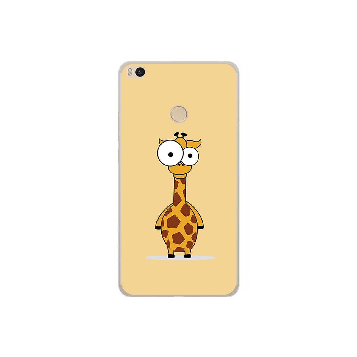 Funda Gel Tpu para Xiaomi Mi Max 2 Diseño Jirafa Dibujos