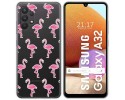 Funda Gel Transparente para Samsung Galaxy A32 4G diseño Flamenco Dibujos