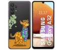 Funda Gel Transparente para Samsung Galaxy A32 4G diseño Jirafa Dibujos
