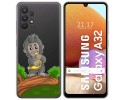 Funda Gel Transparente para Samsung Galaxy A32 4G diseño Mono Dibujos