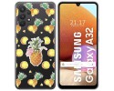Funda Gel Transparente para Samsung Galaxy A32 4G diseño Piña Dibujos