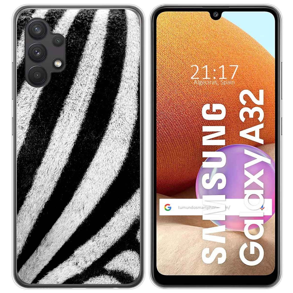 Funda Gel Tpu para Samsung Galaxy A32 4G diseño Animal 02 Dibujos