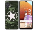 Funda Gel Tpu para Samsung Galaxy A32 4G diseño Camuflaje 01 Dibujos