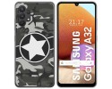 Funda Gel Tpu para Samsung Galaxy A32 4G diseño Camuflaje 02 Dibujos