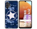 Funda Gel Tpu para Samsung Galaxy A32 4G diseño Camuflaje 03 Dibujos