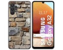 Funda Gel Tpu para Samsung Galaxy A32 4G diseño Ladrillo 03 Dibujos
