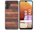 Funda Gel Tpu para Samsung Galaxy A32 4G diseño Madera 03 Dibujos