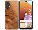 Funda Gel Tpu para Samsung Galaxy A32 4G diseño Madera 04 Dibujos