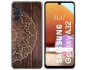 Funda Gel Tpu para Samsung Galaxy A32 4G diseño Madera 06 Dibujos