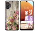 Funda Gel Tpu para Samsung Galaxy A32 4G diseño Madera 08 Dibujos