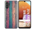 Funda Gel Tpu para Samsung Galaxy A32 4G diseño Madera 10 Dibujos