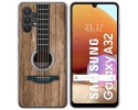 Funda Gel Tpu para Samsung Galaxy A32 4G diseño Madera 11 Dibujos