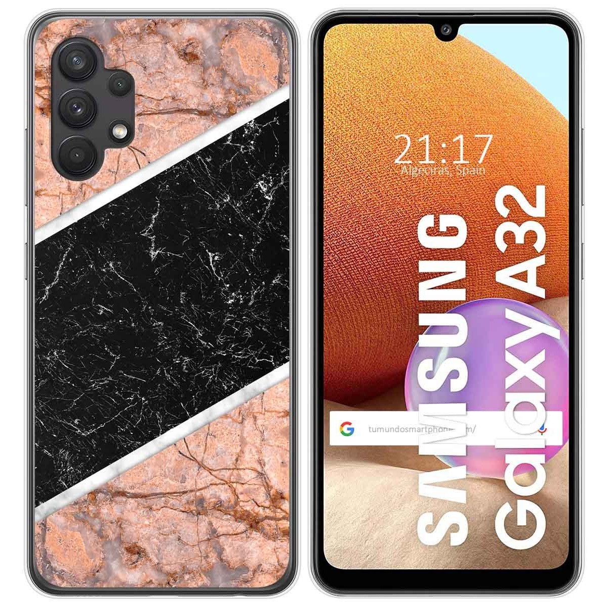 Funda Gel Tpu para Samsung Galaxy A32 4G diseño Mármol 07 Dibujos