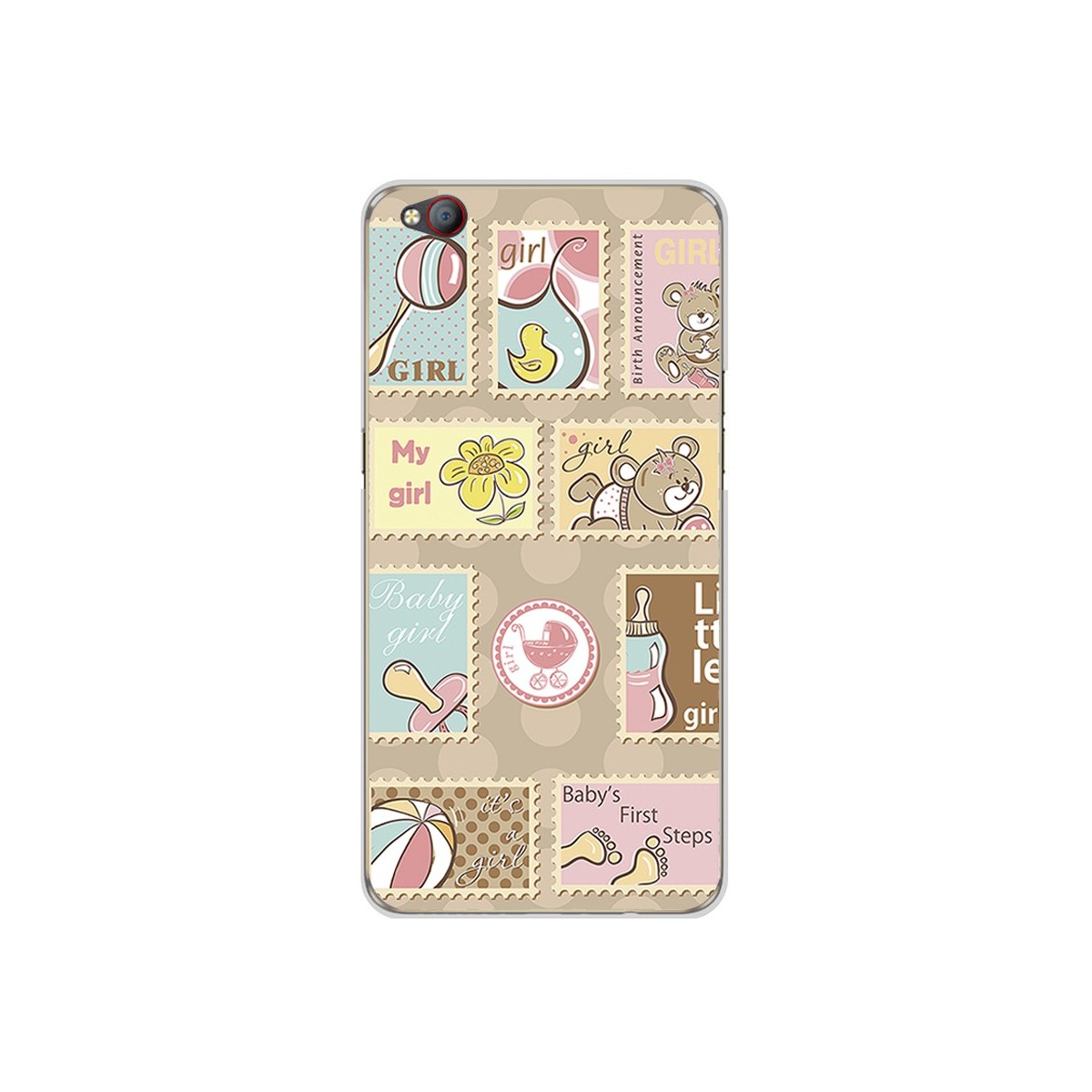 Funda Gel Tpu para Zte Nubia M2 Lite Diseño Sellos Dibujos