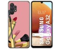 Funda Gel Tpu para Samsung Galaxy A32 4G diseño Brochas Dibujos