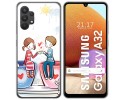 Funda Gel Tpu para Samsung Galaxy A32 4G diseño Café Dibujos