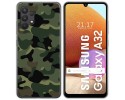 Funda Gel Tpu para Samsung Galaxy A32 4G diseño Camuflaje Dibujos