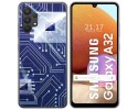 Funda Gel Tpu para Samsung Galaxy A32 4G diseño Circuito Dibujos