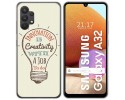 Funda Gel Tpu para Samsung Galaxy A32 4G diseño Creativity Dibujos