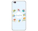 Funda Gel Tpu para Zte Nubia M2 Lite Diseño Spring Birds Dibujos
