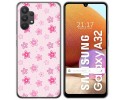 Funda Gel Tpu para Samsung Galaxy A32 4G diseño Flores Dibujos