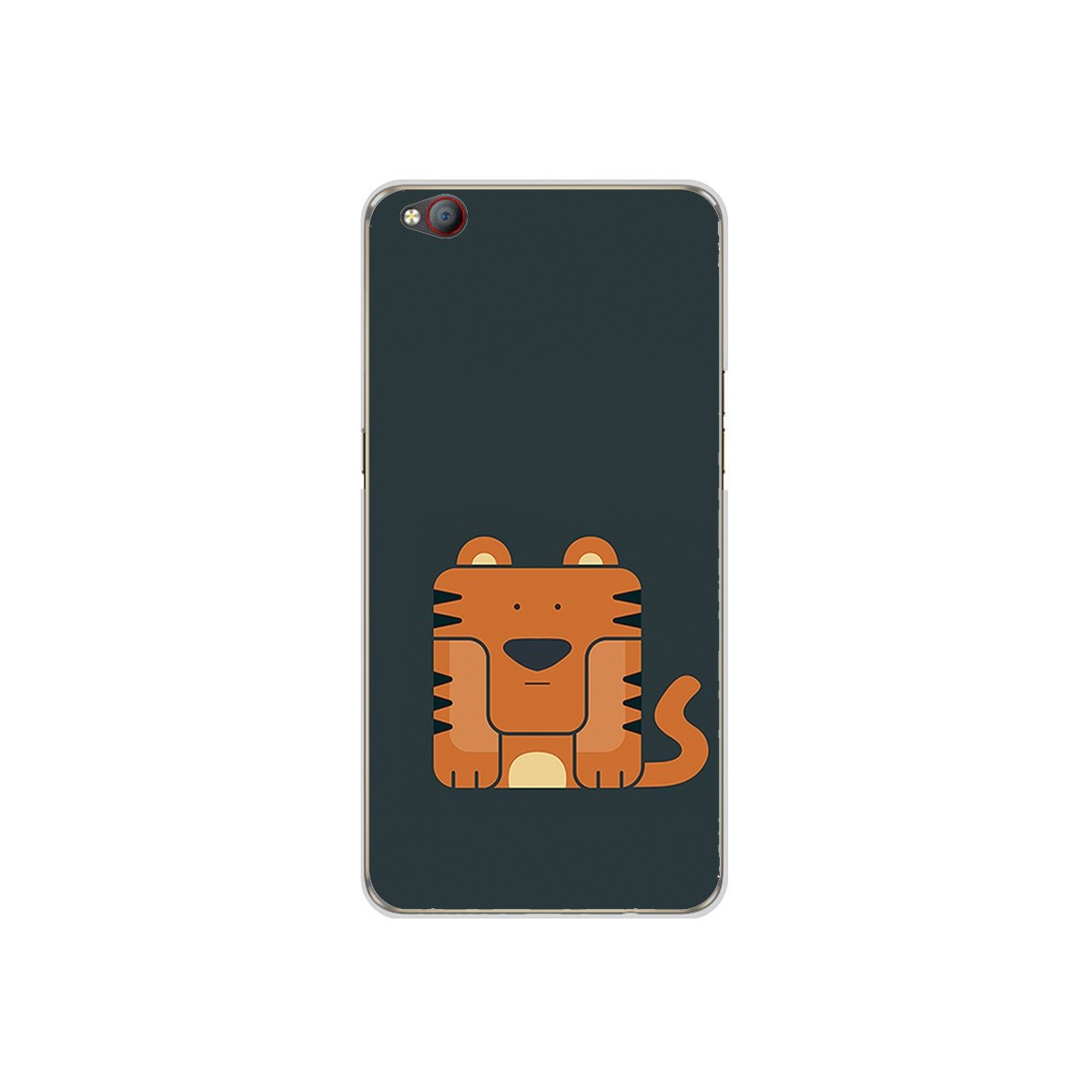 Funda Gel Tpu para Zte Nubia M2 Lite Diseño Tigre Dibujos