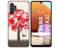 Funda Gel Tpu para Samsung Galaxy A32 4G diseño Pajaritos Dibujos