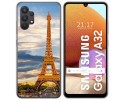 Funda Gel Tpu para Samsung Galaxy A32 4G diseño Paris Dibujos