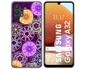Funda Gel Tpu para Samsung Galaxy A32 4G diseño Radial Dibujos