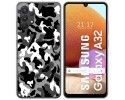Funda Gel Tpu para Samsung Galaxy A32 4G diseño Snow Camuflaje Dibujos