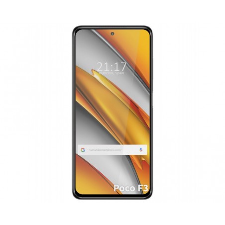 Protector Cristal Templado Completo 5D Full Glue Negro para Xiaomi POCO F3 5G / Mi 11i 5G