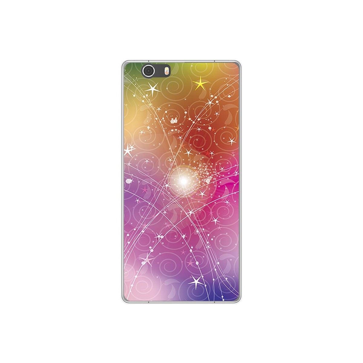 Funda Gel Tpu para Elephone M2 Diseño Abstracto Dibujos