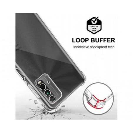 Funda Gel Tpu Anti-Shock Transparente para Xiaomi Redmi 9T