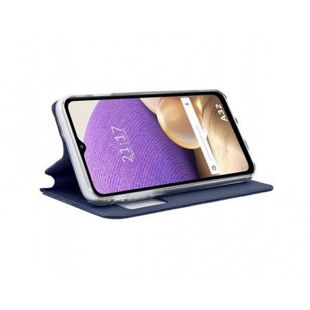 Funda Libro Soporte con Ventana para Samsung Galaxy A32 4G color Azul