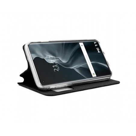 Funda Libro Soporte con Ventana para Xiaomi Mi 11 5G Color Negra
