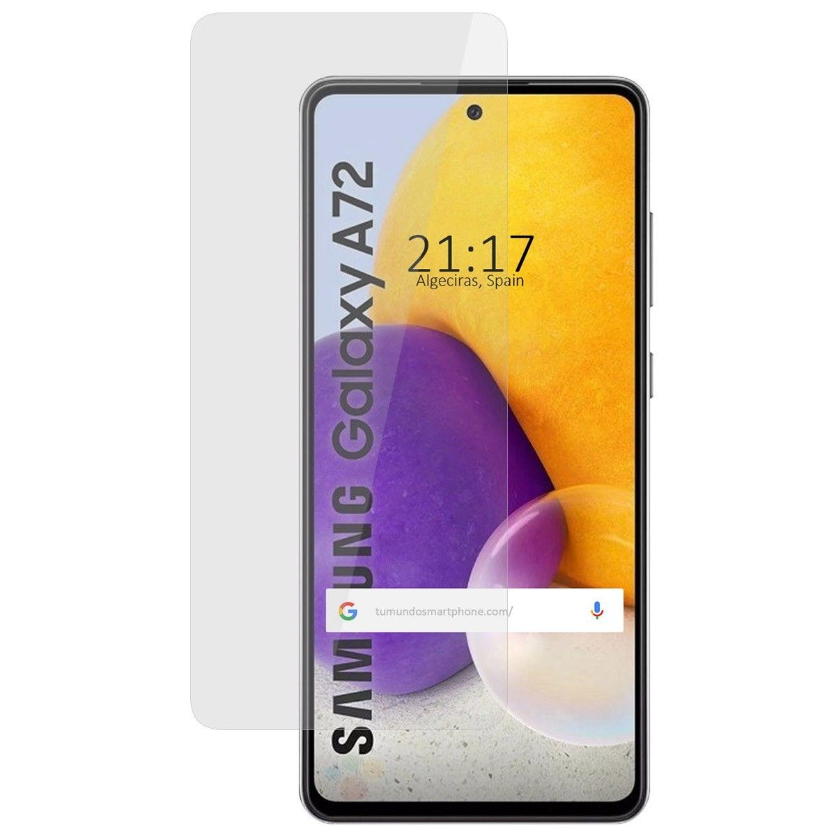 Protector Cristal Templado para Samsung Galaxy A72 Vidrio