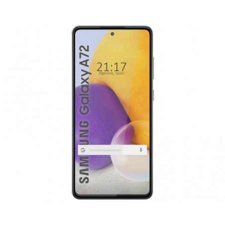 Protector Cristal Templado Completo 5D Full Glue Negro para Samsung Galaxy A72 Vidrio