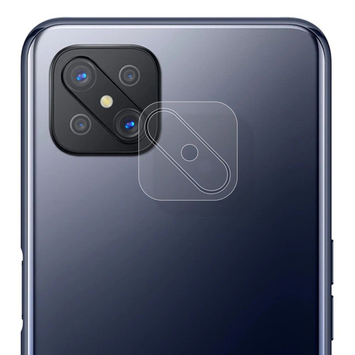 WEIOU Cover Protettiva Per OPPO Reno 4Z 5G + 2 Vetri Temperati – Custodia Antiurto Con Anello Girevole 360° E Supporto Magnetico – Blu