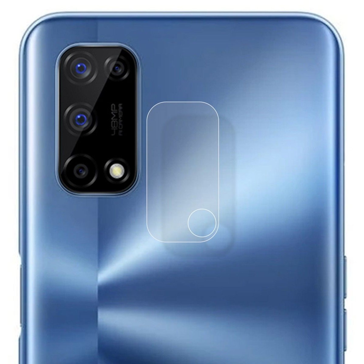 Protector Cristal Templado Cámara Trasera para Realme 7 5G Vidrio