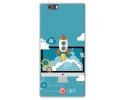 Funda Gel Tpu para Elephone M2 Diseño Cohete Dibujos