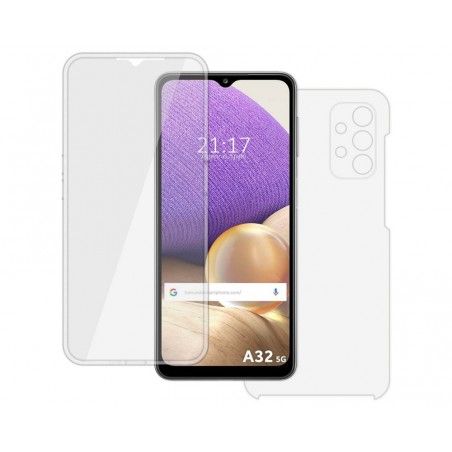 Funda Completa Transparente Pc + Tpu Full Body 360 para Samsung Galaxy A32 5G