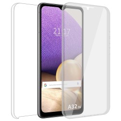Funda Completa Transparente Pc + Tpu Full Body 360 para Samsung Galaxy A32 5G 2