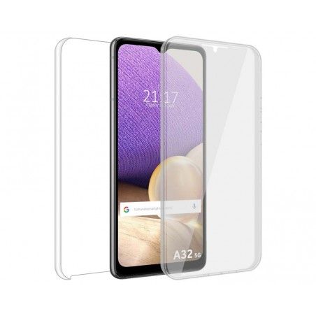 Funda Completa Transparente Pc + Tpu Full Body 360 para Samsung Galaxy A32 5G
